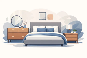 Bedroom Set: Bed, Dresser, and Nightstand
