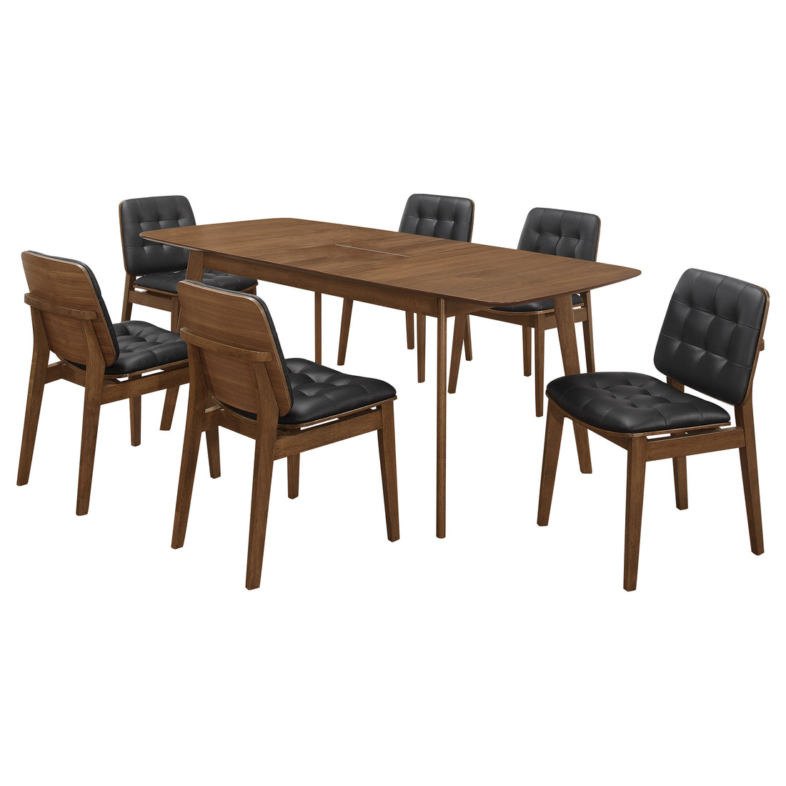 Redbridge Rectangular 7-piece Dining Set - Natural Walnut