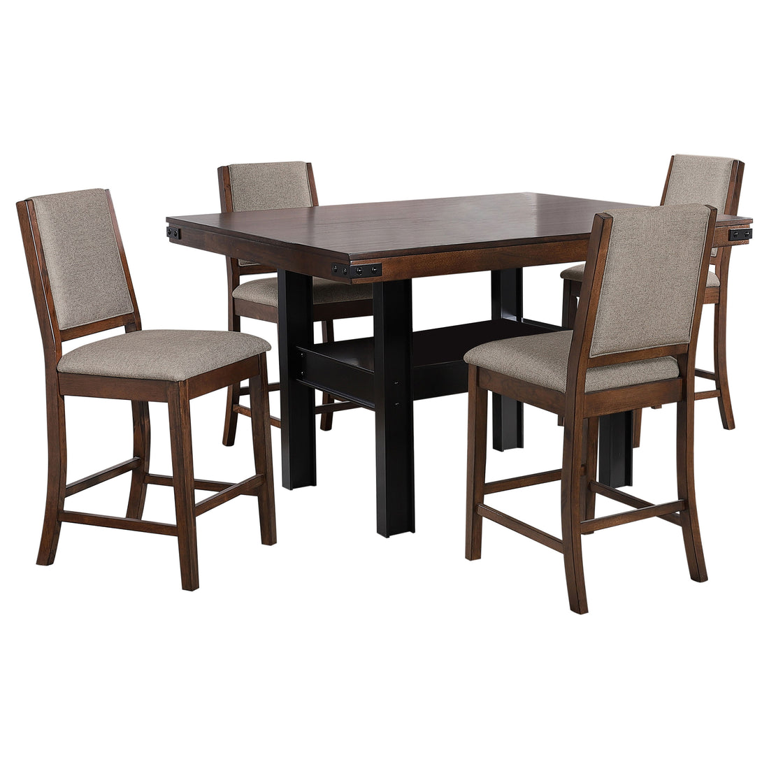 Patterson 5-piece Counter Height Dining Set - Mango Oak