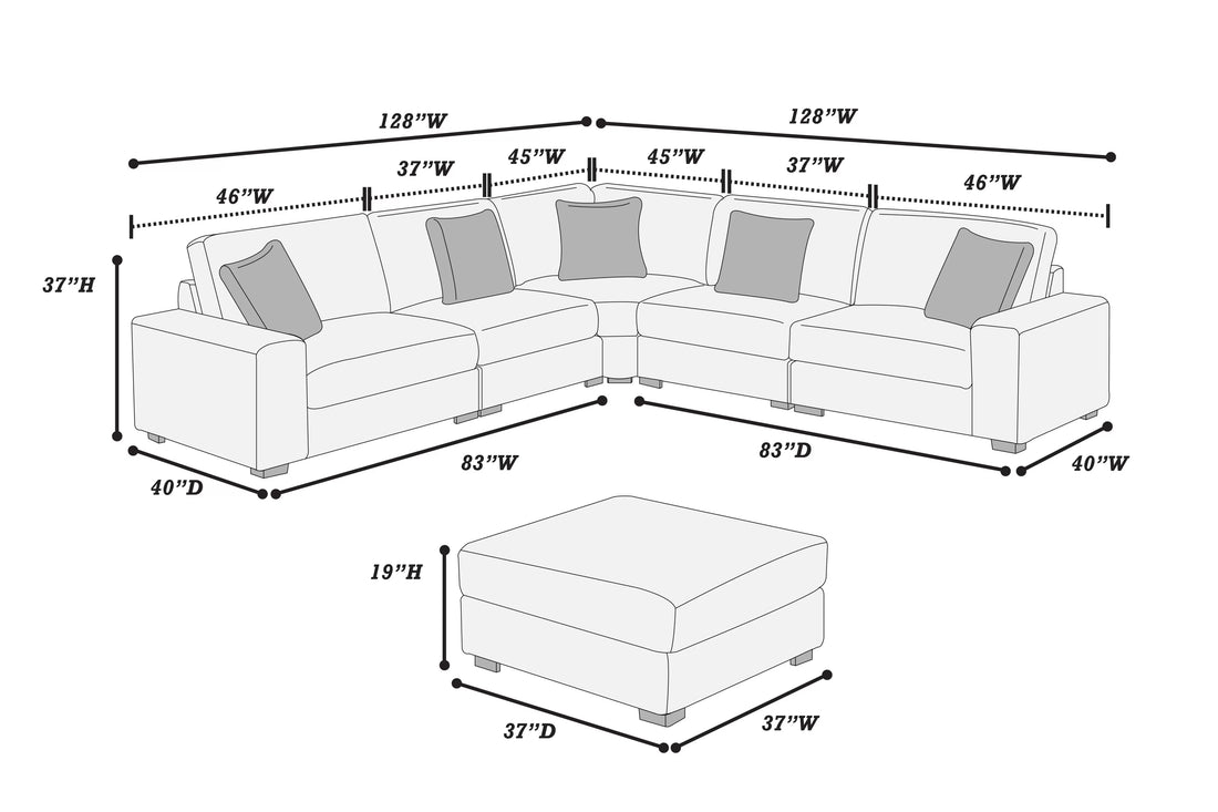 6-Pcs XL Modular Set