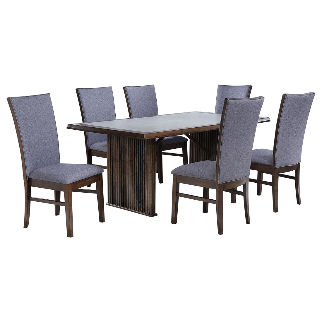 Sherwood 5-piece Rectangular Dining Table Set Brown