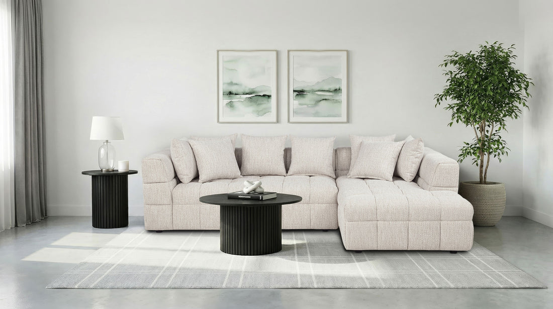 Amara 4-Piece Upholstered Sectional Sofa