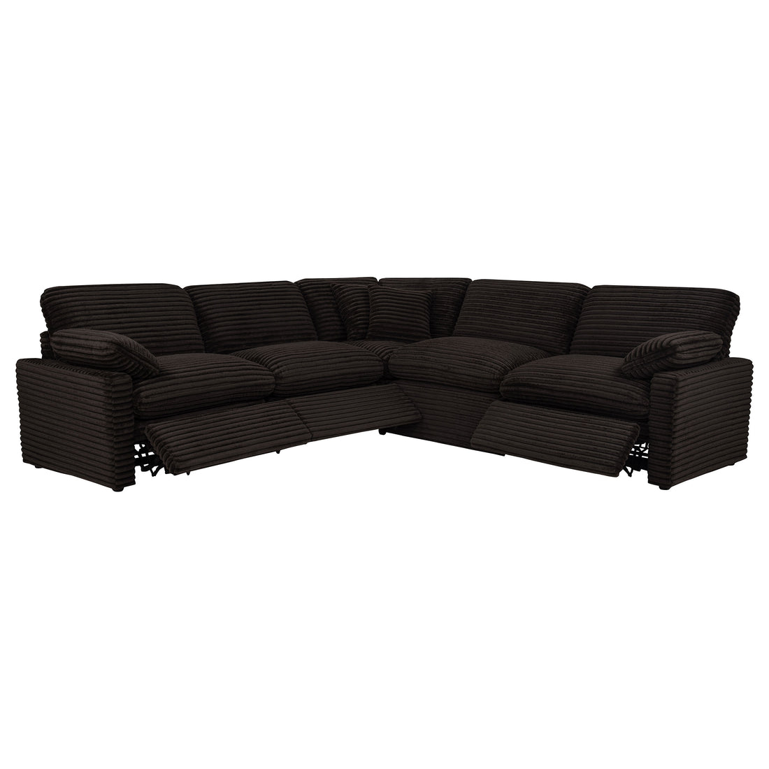 Collins 5-piece Modular Power Reclining Sectional - Chocolate Brown