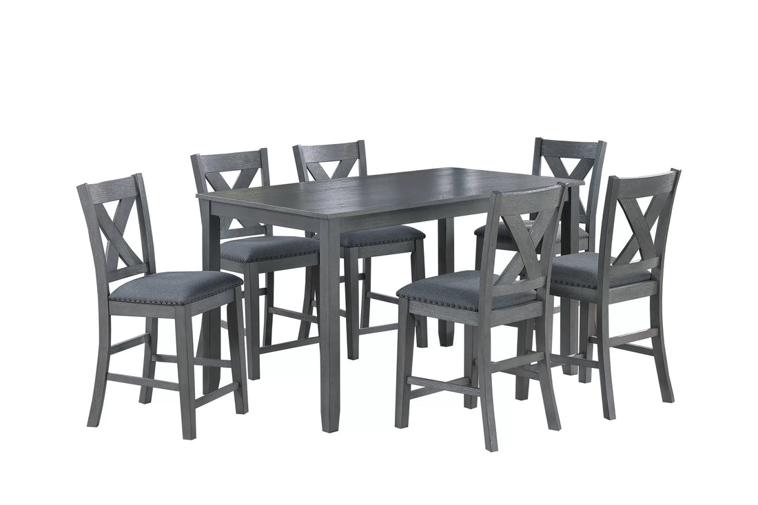 7-Piece Counter Height Dining Set