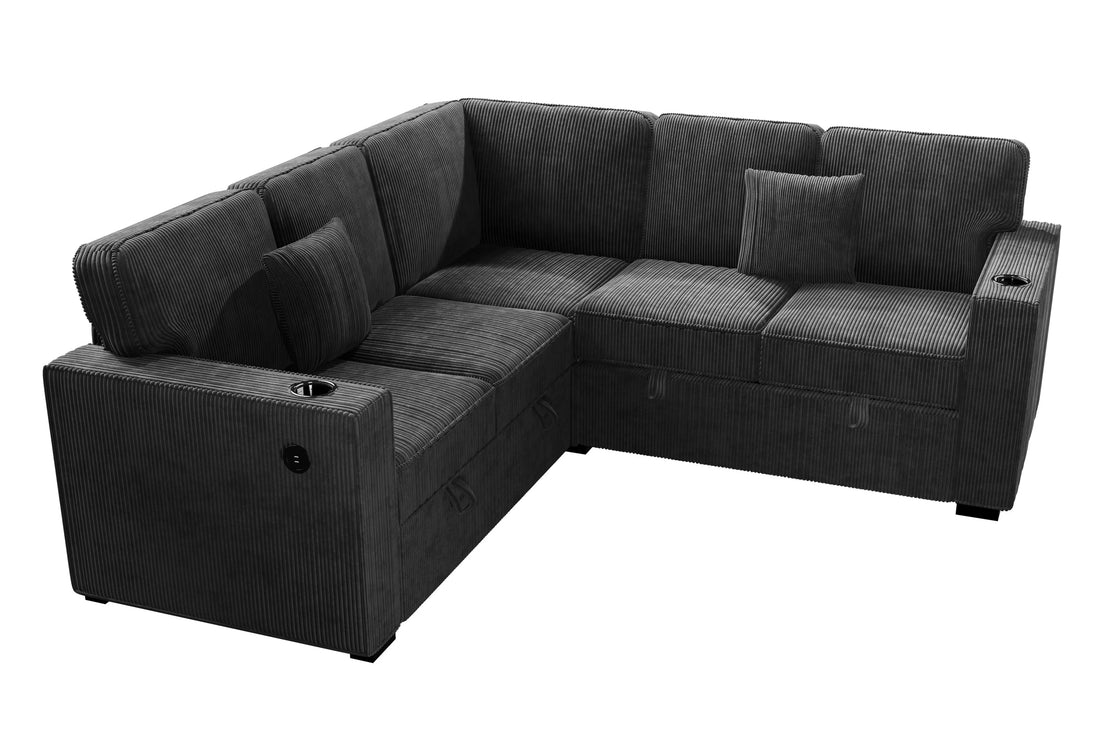 3-Piece Convertible Sectional