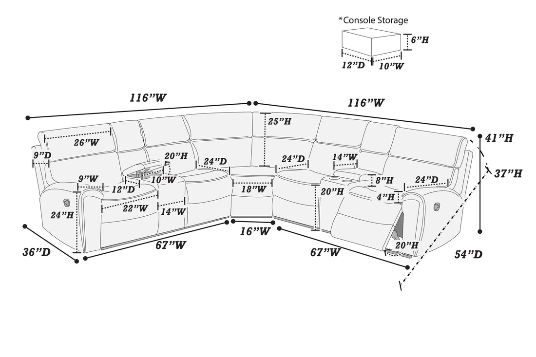 Manual Motion Sectional