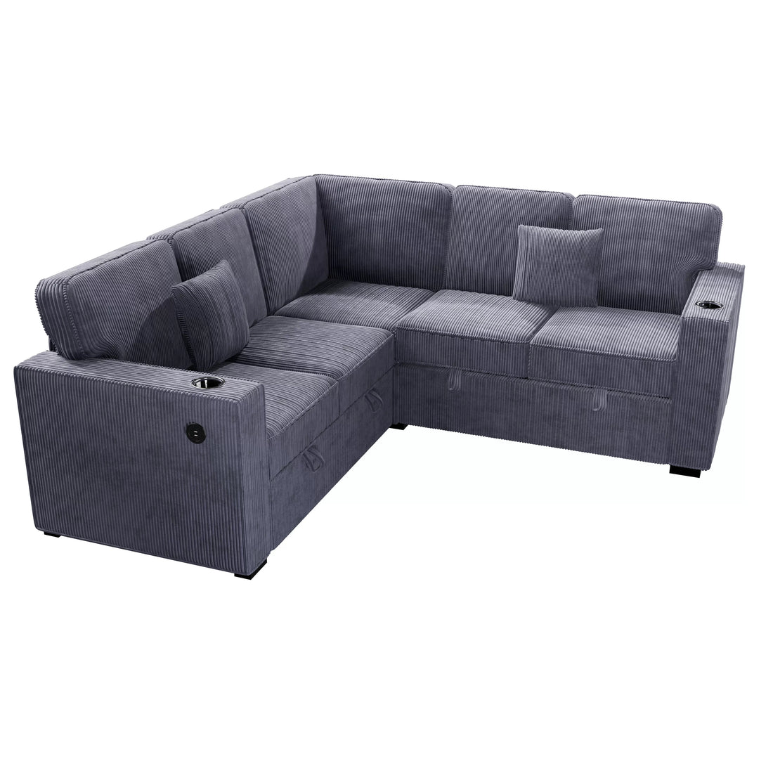 3-Piece Convertible Sectional