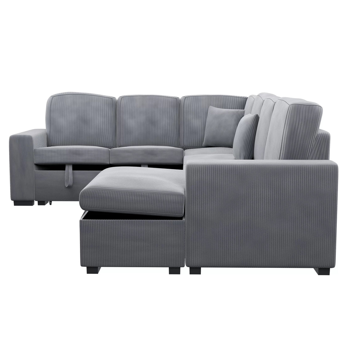 4-Piece Convertible Sectional