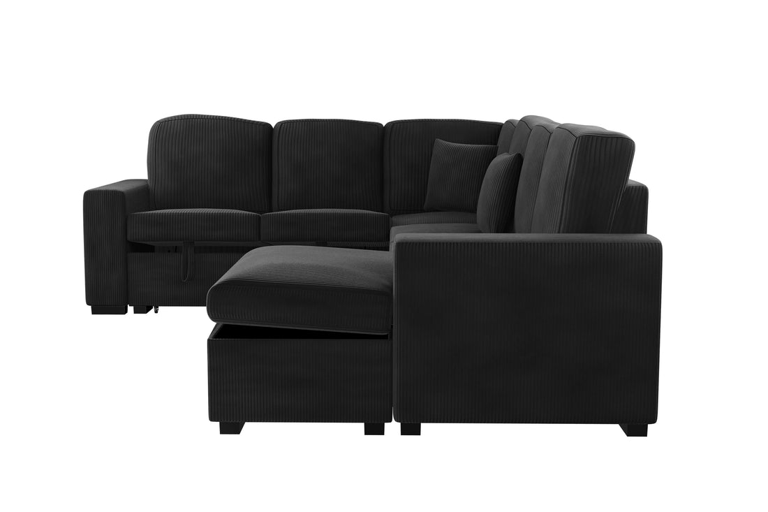 4-Piece Convertible Sectional