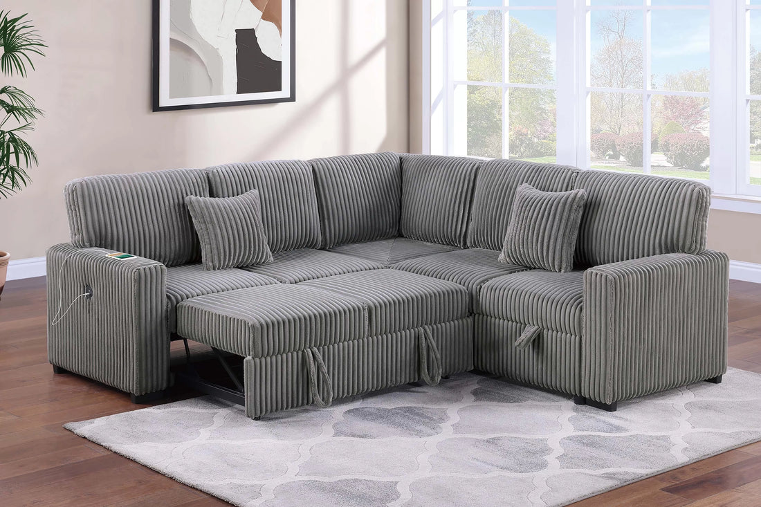 3-Piece Convertible Sectional