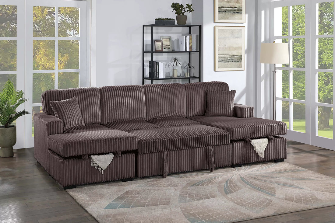 3-Piece Convertible Sectional
