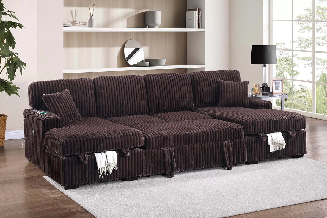 3-Piece Convertible Sectional