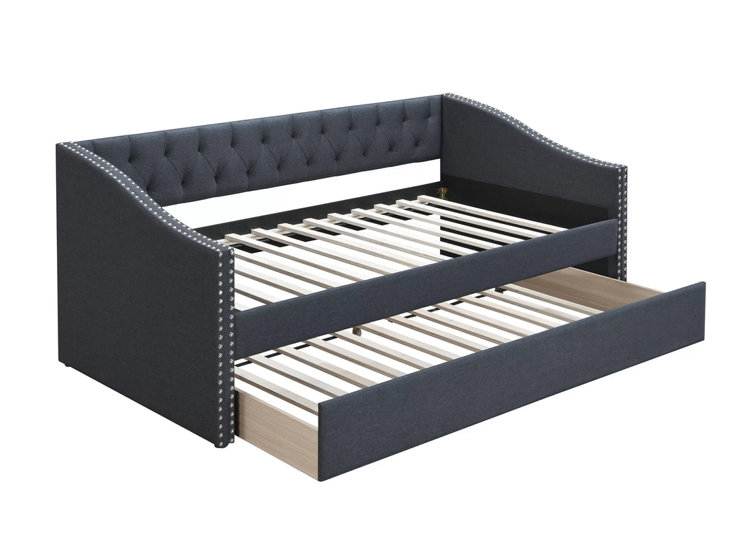 Day Bed w/ Slats + Trundle