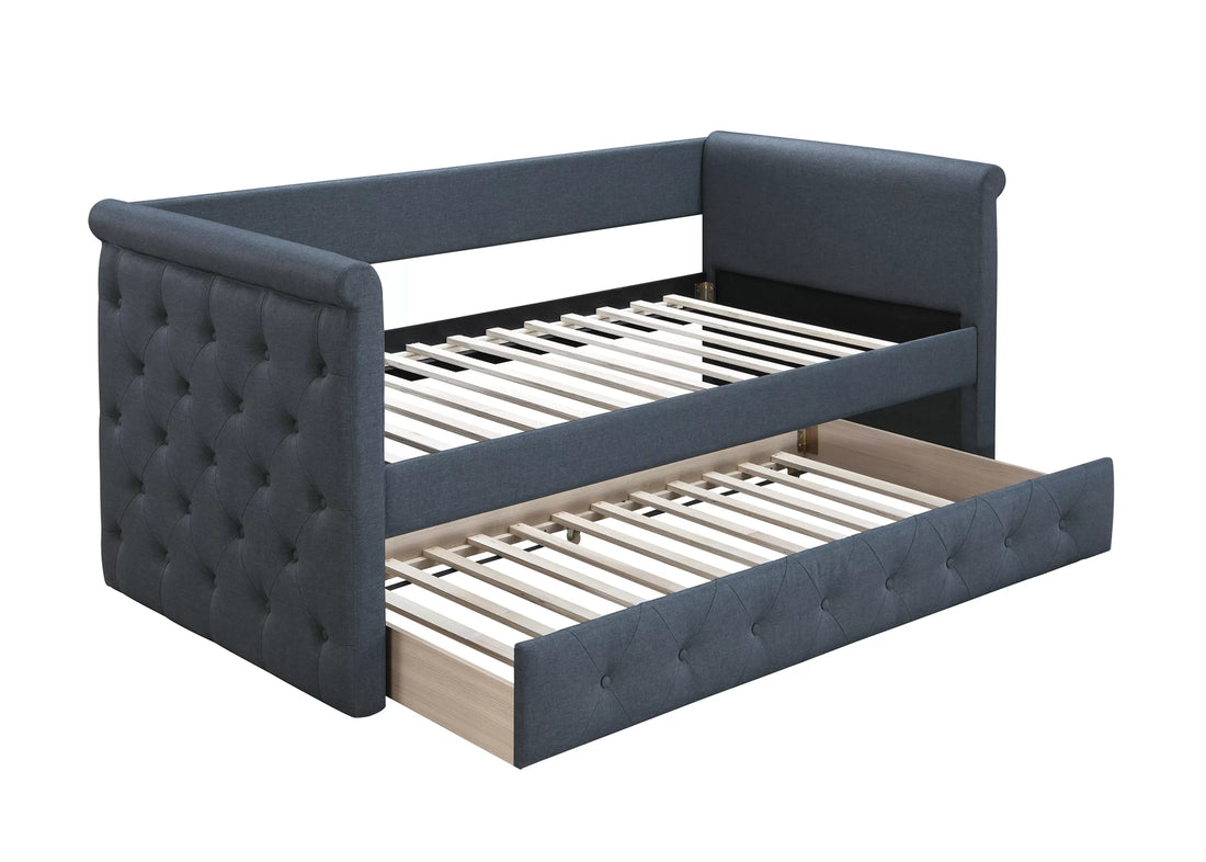 Day Bed w/ Slats + Trundle