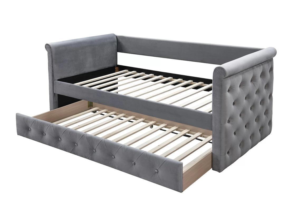 Day Bed w/ Slats + Trundle