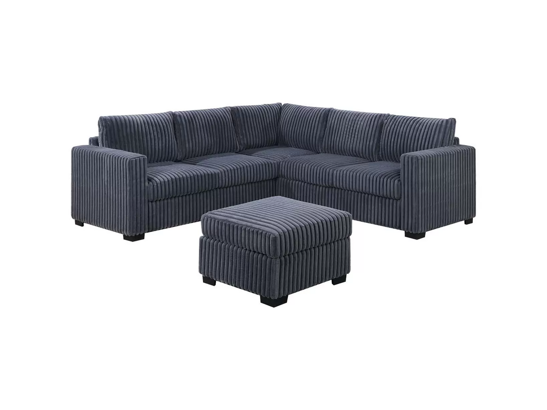 4-Piece Sectional Set W/ Ottoman