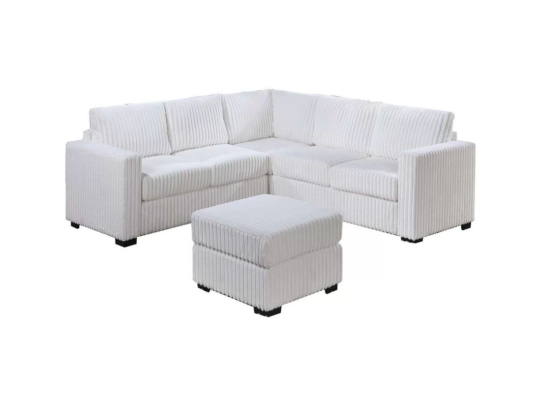 4-Piece Sectional Set W/ Ottoman