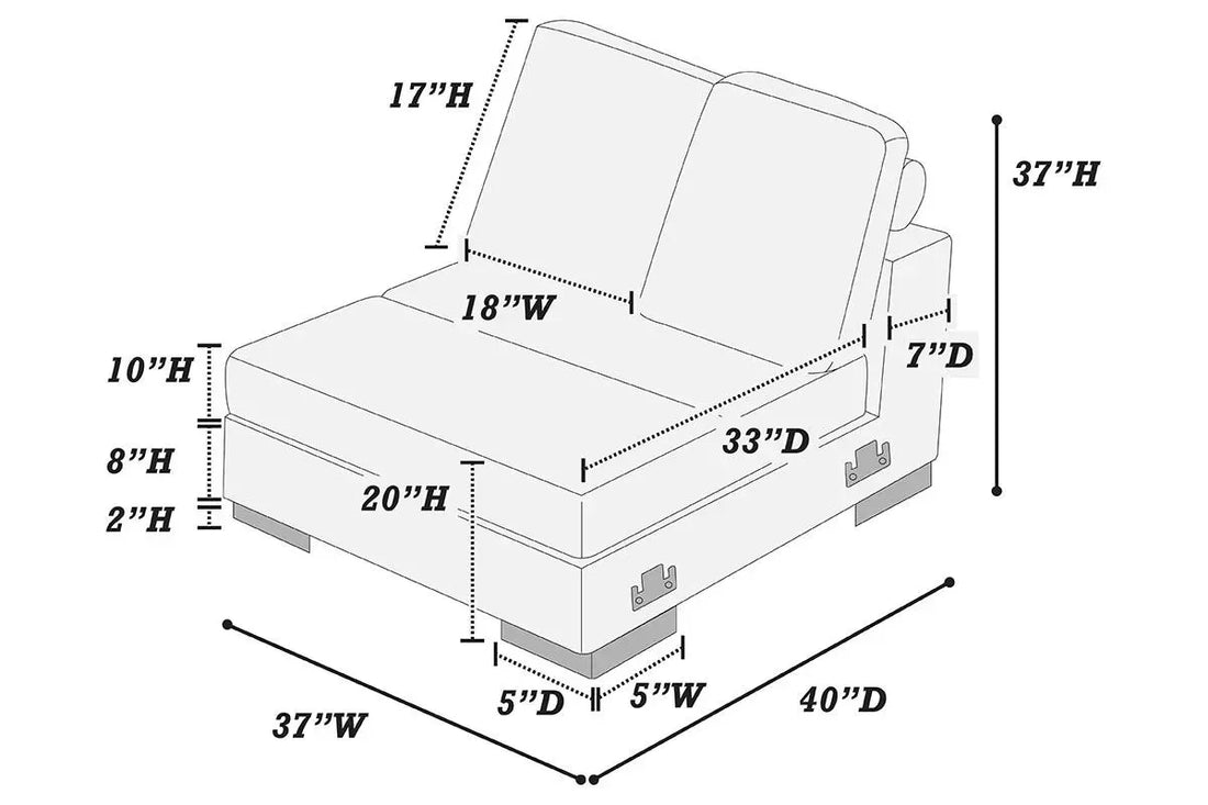Armless Chair