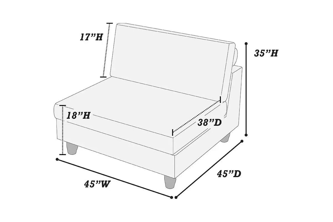 Armless Chair