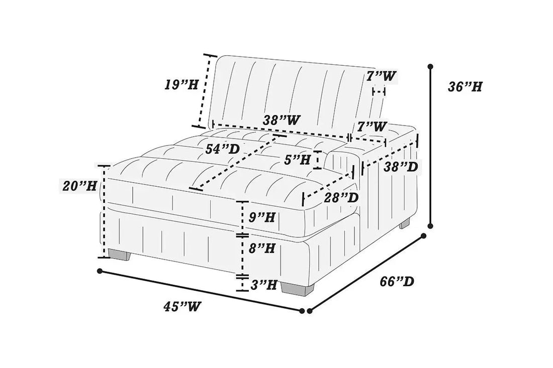 Right Arm Facing Chaise